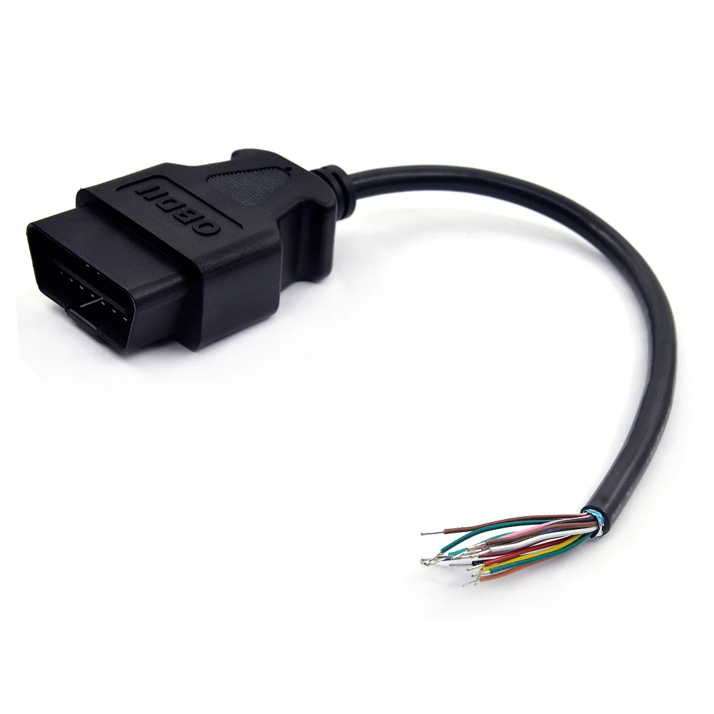 OBD 2 16 Pin Автомобильный Диагностический Интерфейс адаптер OBD2 16 Pin разъем для расширения OBD 2 открытие OBD кабель