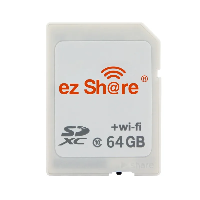 Original EZ share Memory sd wifi 32gb 16G wireless Share Card 4g 8g Class 10 64g 128g for canon/nikon/sony card Free card reader 64 gb memory card Memory Cards