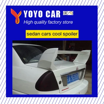 

Hot sale Universal sedan car ABS primer unpainted color rear trunk spoiler for sedan cars cool spoiler Lancer ect