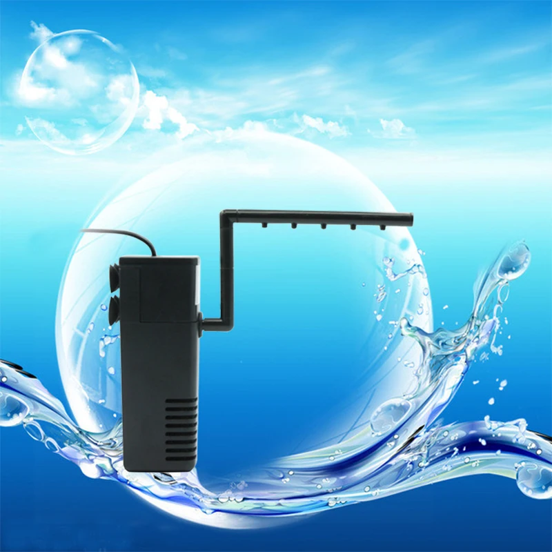 

Aquarium Filter Multifunction Internal ABS Air Pump Skimmer with Aeration Aquarium Accessories Sponge Filter for Fish Tank decor