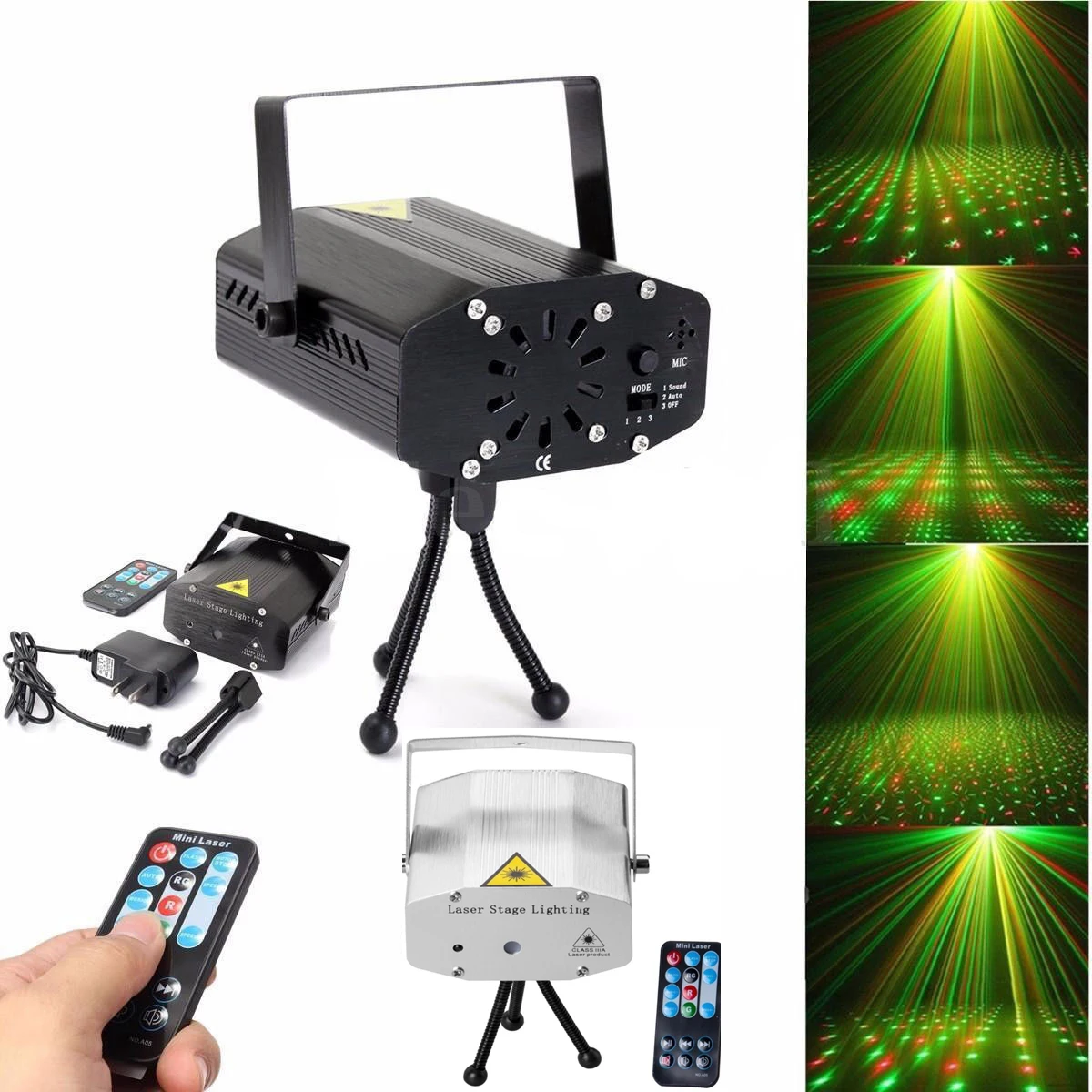 Светодиодный лазерный светильник-проектор для дискотеки, дня рождения, свадьбы, вечеринки, домашнего шоу, пульт дистанционного управления