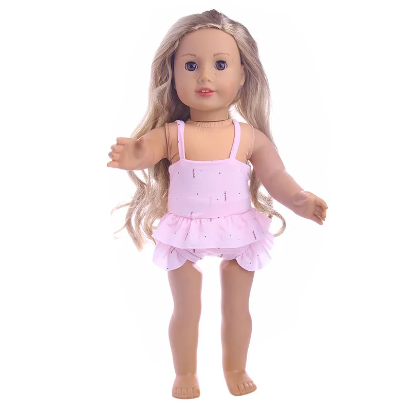 3 styles Swimsuit for 18 inch American girl doll for baby gift 43cm Baby Born zapf