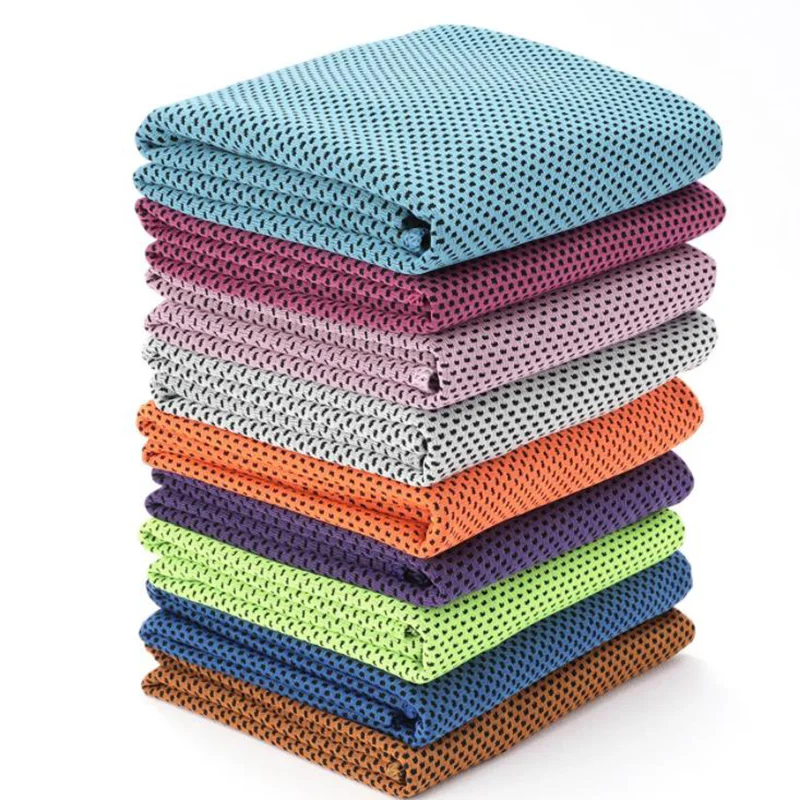

2019 Multicolor Ice Towel Utility Enduring Instant Cooling Towel Heat Relief Reusable Chill Cool Towel Cold towel 80*30cm towel