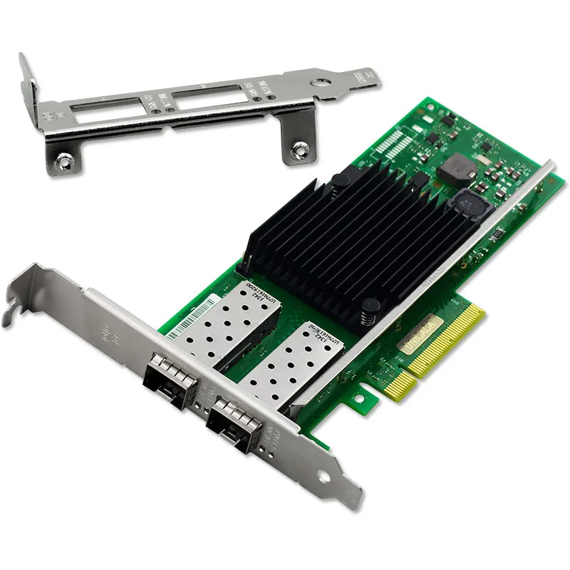 PCI E 3.0 X8 2 port SFP+ 10Gb Fiber Ethernet Network Card Chipset for ...