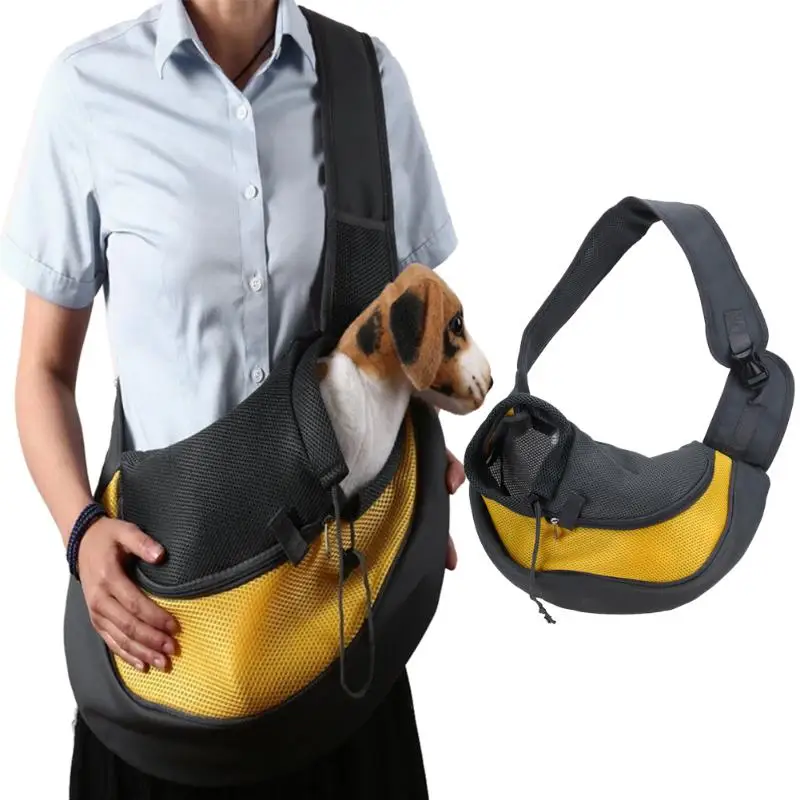 Pet Carrier Carrying Cat Dog Puppy Small Animal Sling Front Carrier Mesh Comfort Travel Tote Shoulder Bag Pet Backpack