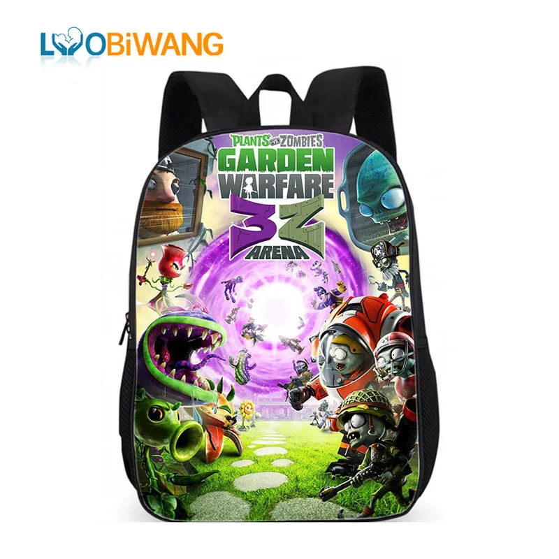 

LUOBIWANG Plants Vs. Zombies Backpack Boys Girls School Bags Famous Games Backpack for Teenagers Kids Daily Bags Gift Backpacks