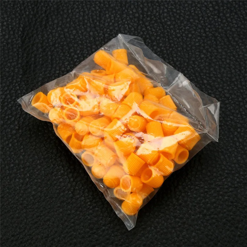 200pcs Bicycle Valve Caps Nozzle cover Fashion Plastic Auto Car Bike Motorcycle Truck wheel Tire Valve Stem Caps #2s19 (13)