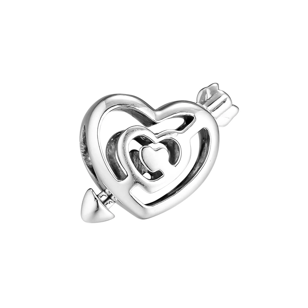 

Pandulaso Valentine's Day Road to Love Charm Fashion Beads For Jewelry Making Fits DIY 925 Woman sterling silver Bracelets