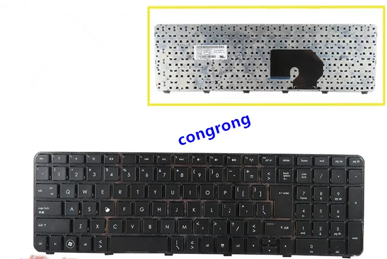 

English UI Keyboard for HP Pavilion DV7-6100 DV7-6200 DV7-6000 dv7-6152er with frame Laptop keyboard
