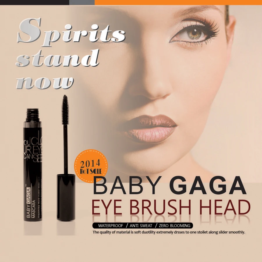 2014 Pro Mascara Cream Eye Black Eyelashes Makeup Tools Beauty Cosmetic Products Free Shipping