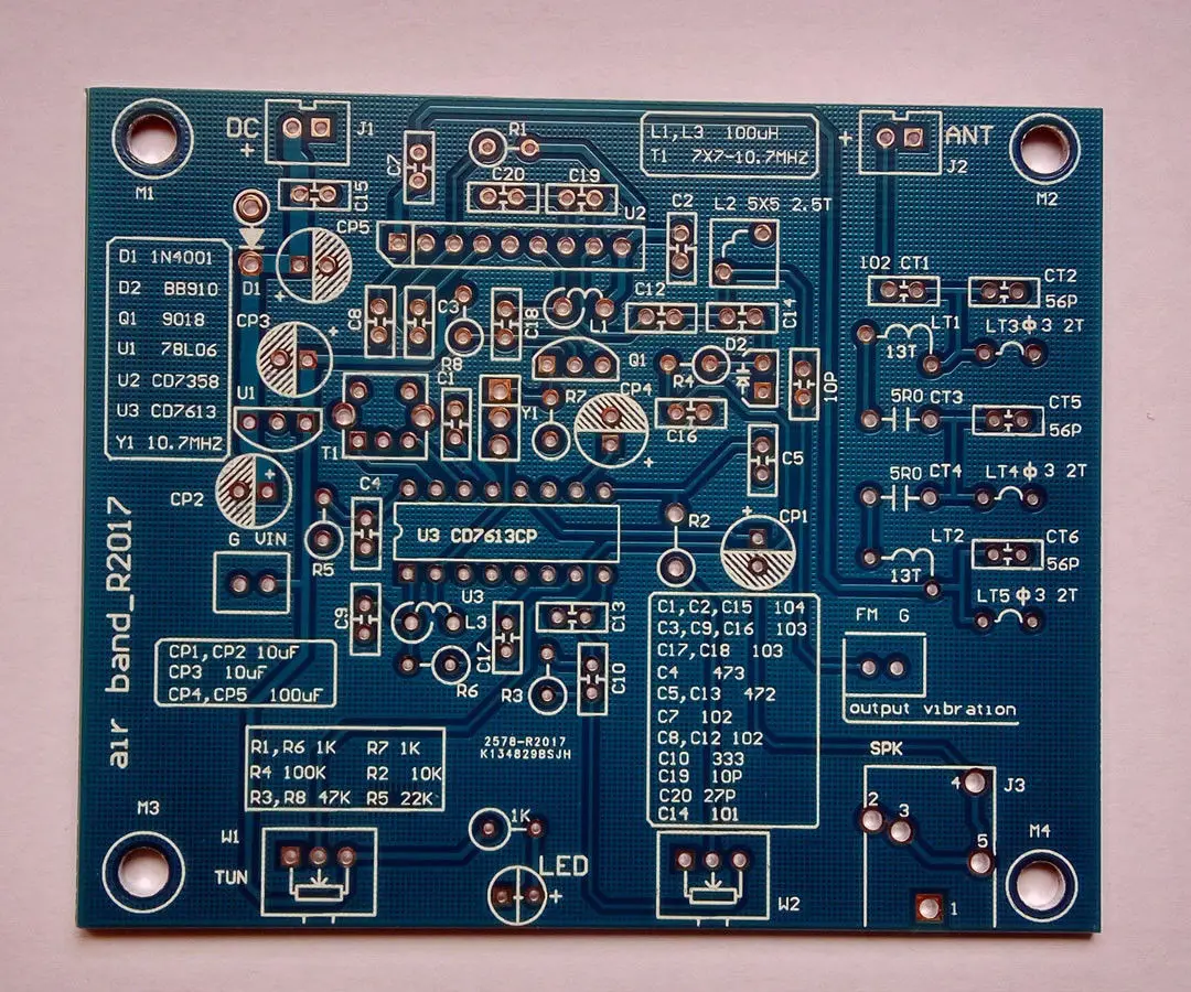 Diy воздушный авиационный приемник, H чувствительность авиационного радио 118-136 МГц AM