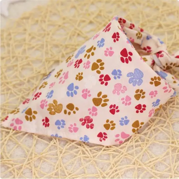 

50PC/Lot Pet Dog Puppy Bandanas Scarf Dog Neck Scarf Collar Tie Dog Accessories