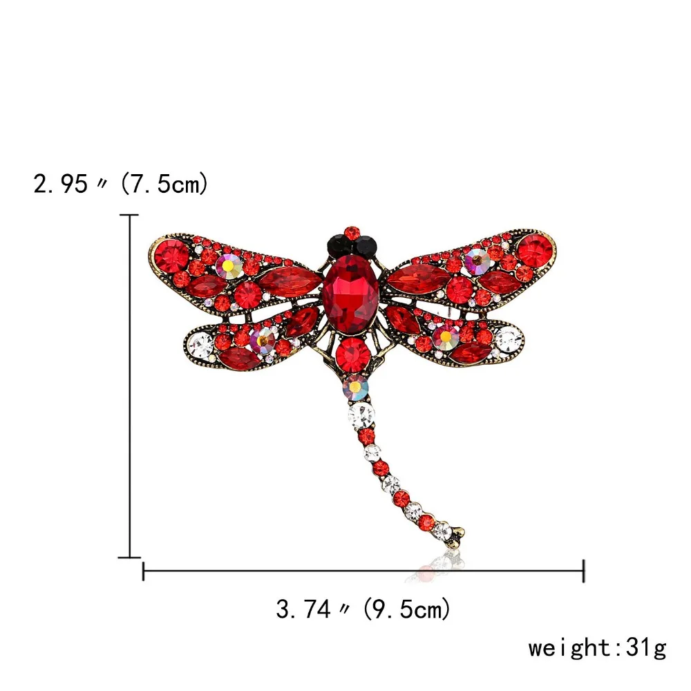 Женская Брошь в винтажном стиле|dragonfly brooch|brooches for womenbrooch designer |
