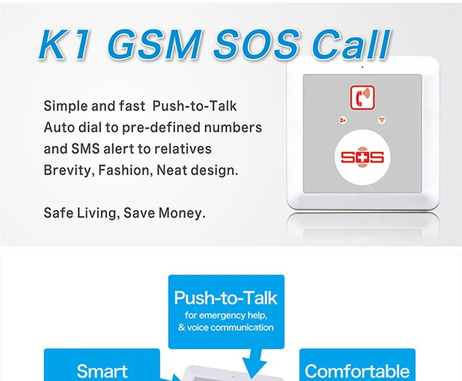 GSM SOS звонящего Dialer сигнализация тревоги Панель чехлов для телефонов SOS наборное устройство Панель чехлов для телефонов SOS телефон для людей