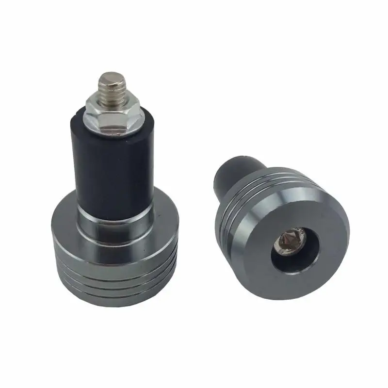 

Motorcycle Handlebar Ends,7/8'' Handle Bar Slider Caps Weight Plugs CNC Aluminum (Gray)
