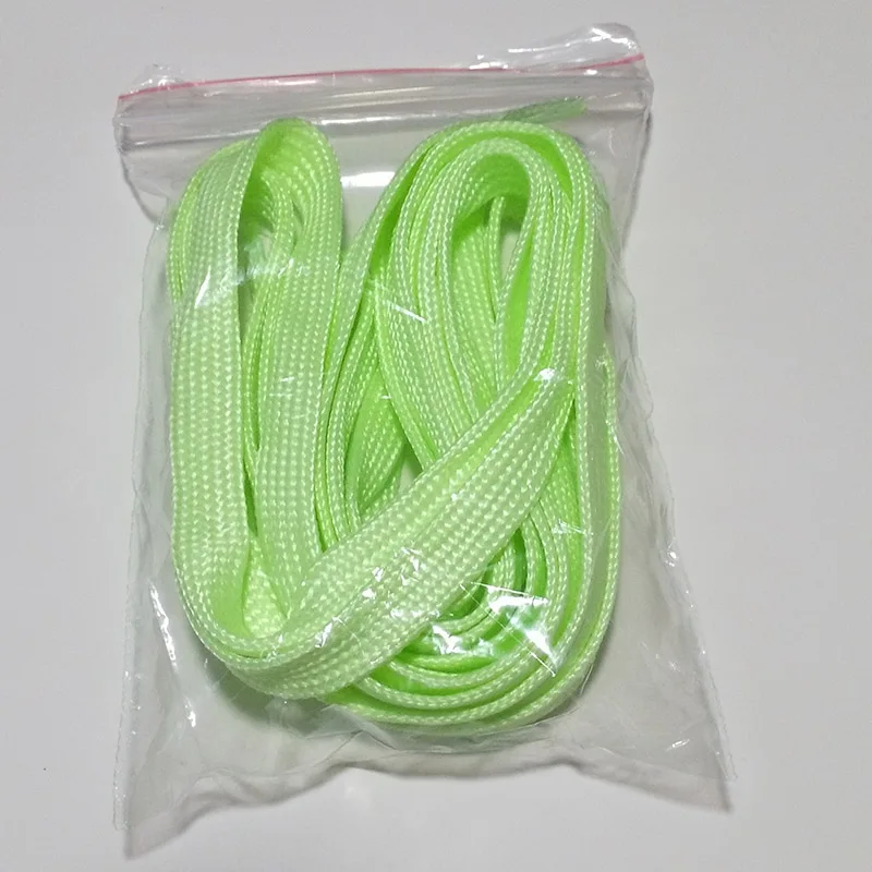 1pair Luminous Shoelaces 140cm Long Glow In The Dark Color Fluorescent Shoelace Athletic Sport Shoe Lace Reflective Shoelaces (9)