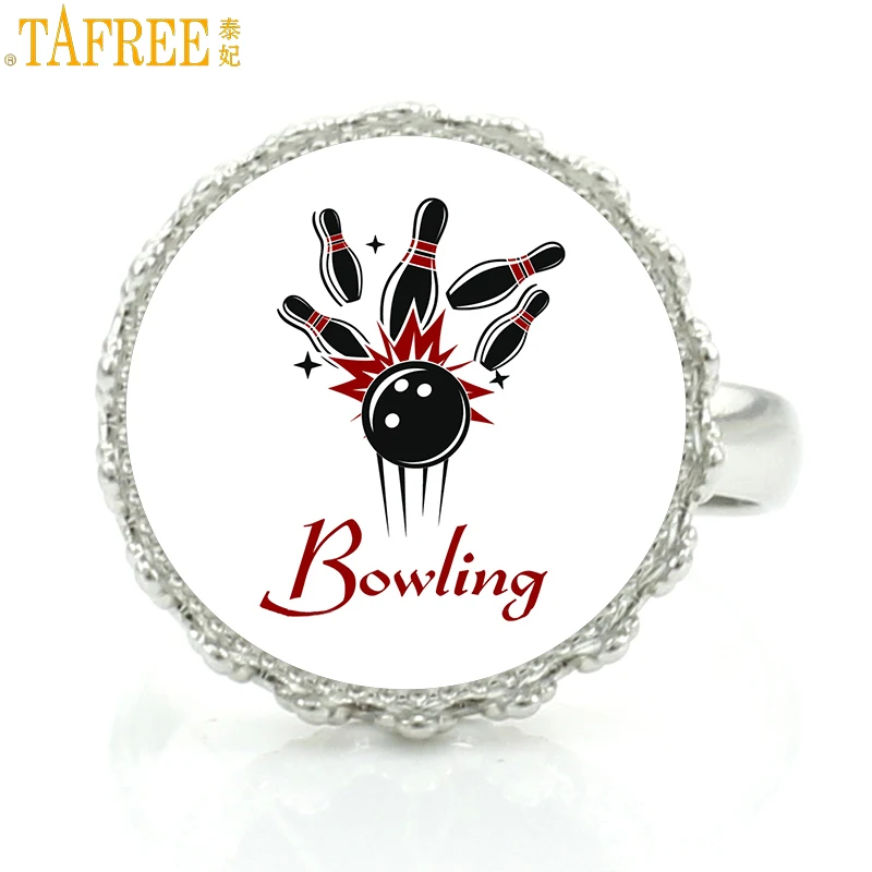 Silver Gold Bowling Man Strike Charm Sports Pendant Necklace