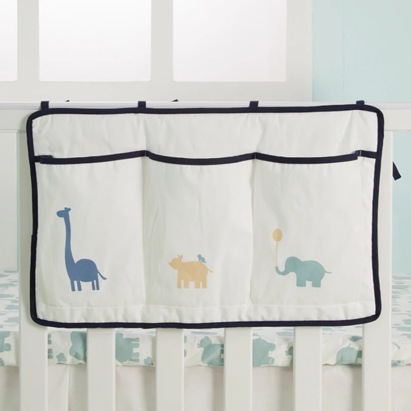 

Baby Hanging Organizer Baby Crib Bed Nursery Storage Bag Newborn Cama Infantil Diaper Stacker Cotton Caddy Container Baby Items