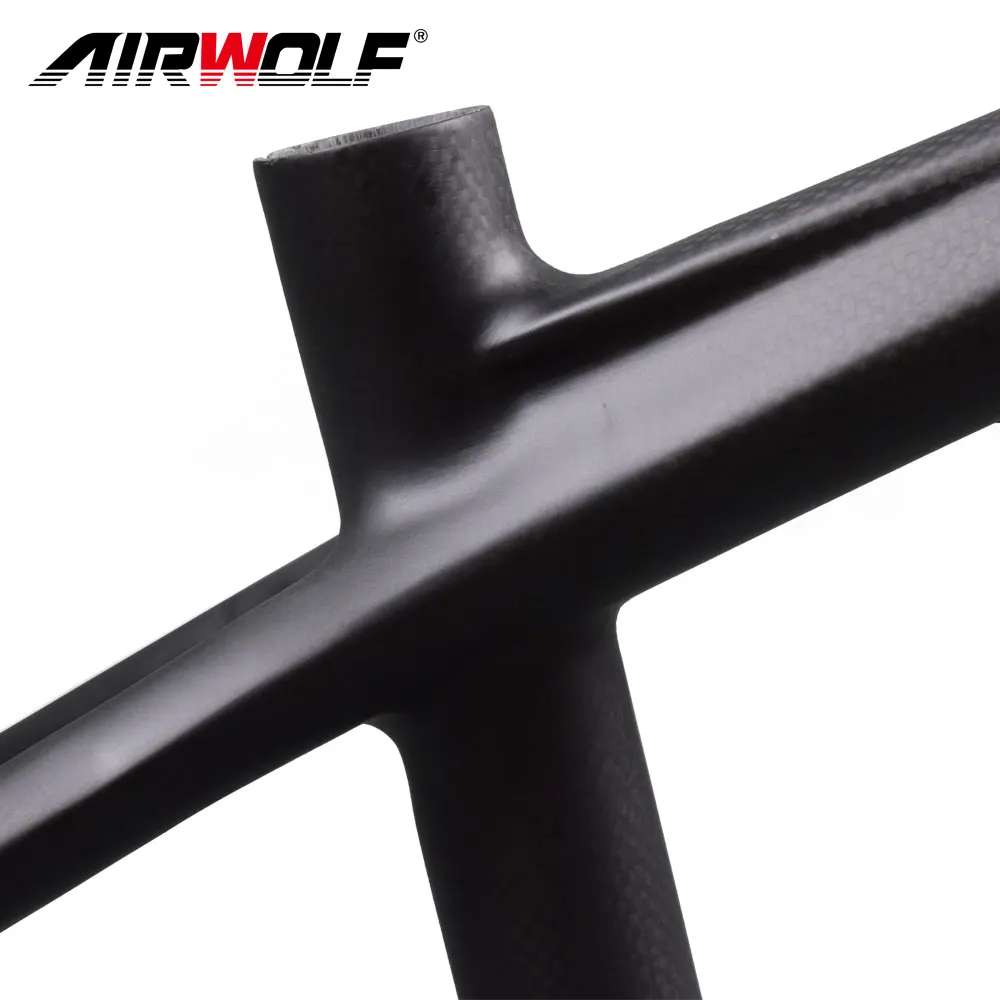 Sale Airwolf carbon frames 26 14inch BB92 carbon frame 3K weave fit for 31.6mm seatpost carbon mtb frame 26er 4
