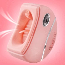 12 Modes Oral Clitoris Sucking Stimulator Tongue Vibrator Nipple Sucker Breast Enlarger Heating Sex Toys Masturbator for Women