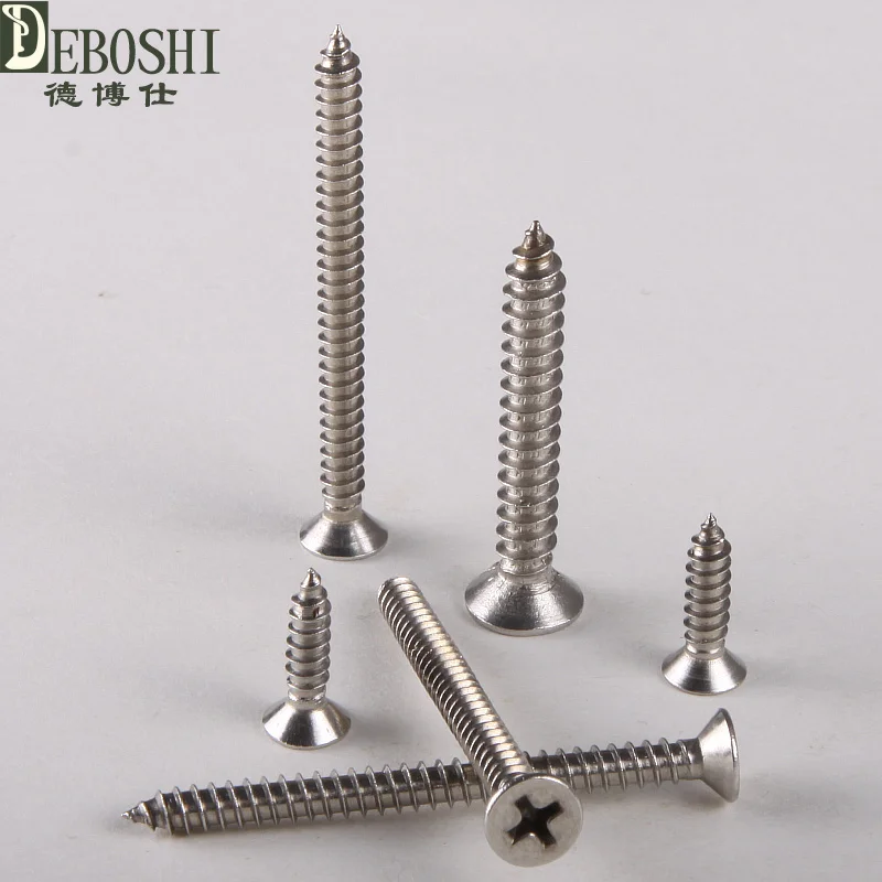 

304 stainless steel countersunk head tapping screws countersunk head self-tapping screw M3.5 * 10