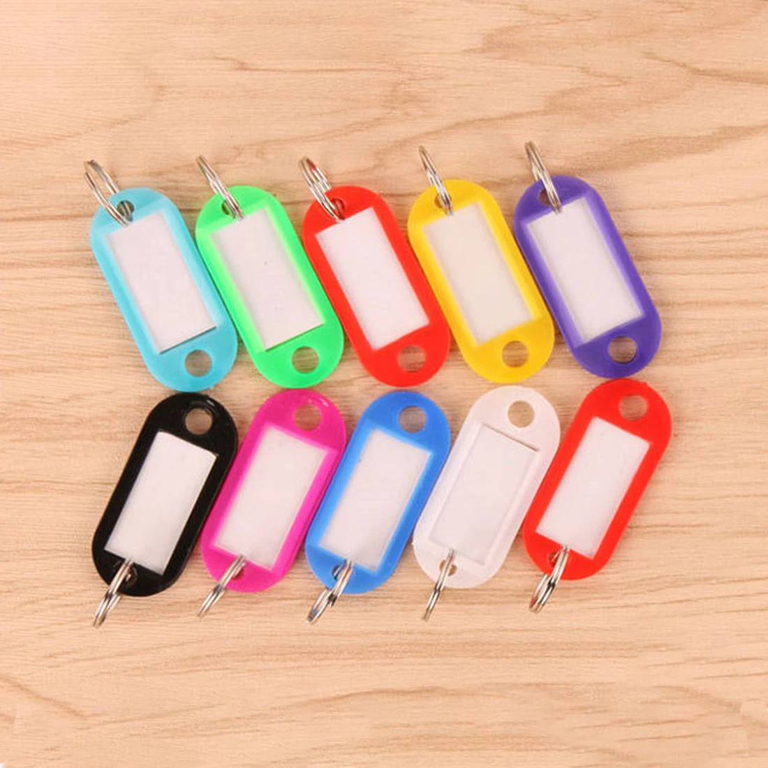 Buy New DIY Pet Label Key Chains 100 Pieces Plastic