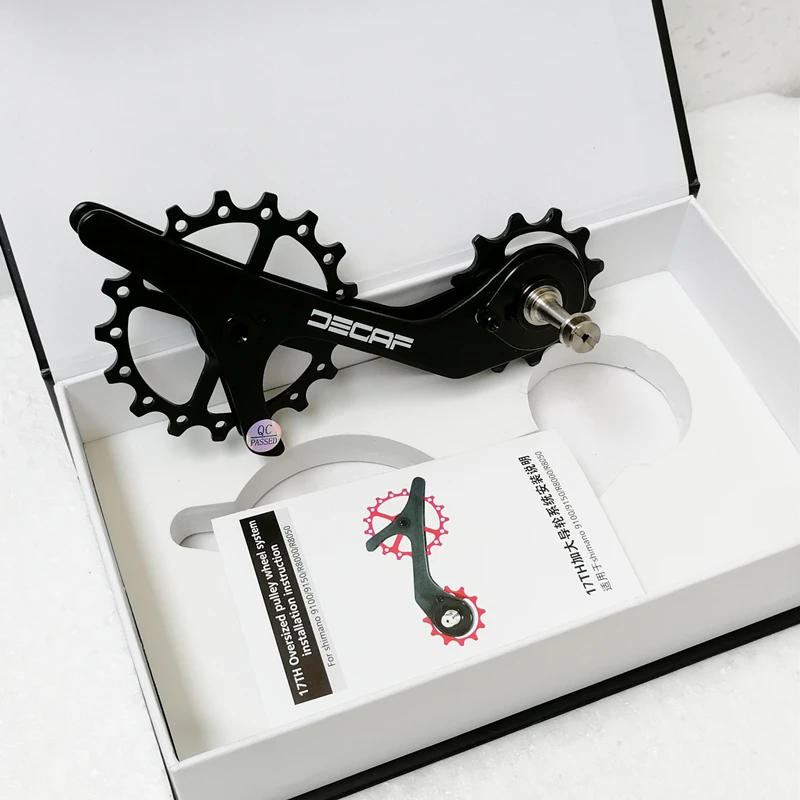17T Bike Ceramic Carbon fiber Bearing cycling Pulley Wheel Set Rear Derailleurs Guide Wheel for shimano 9100/9150/R800/R8050 17T Bike Ceramic Carbon fiber Bearing cycling Pulley Wheel Set Rear Derailleurs Guide Wheel for shimano 9100/9150/R800/R8050