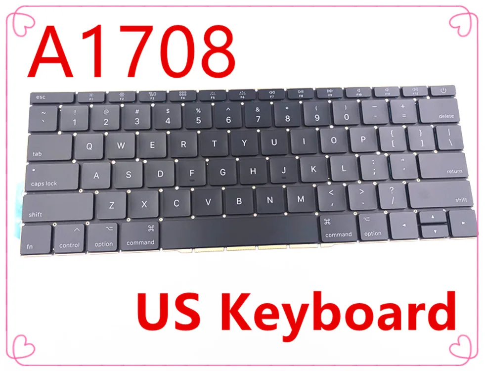 

Original New for Macbook Pro 13.3" Retina A1708 US USA English Keyboard MLL42 MPXQ2 Late 2016 Mid 2017