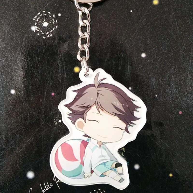 Новый Аниме haikyuu! Shoyo Hinata Tobio Kageyama Daichi Sawamura Oikawa подвеска Акриловый Брелок фигурка