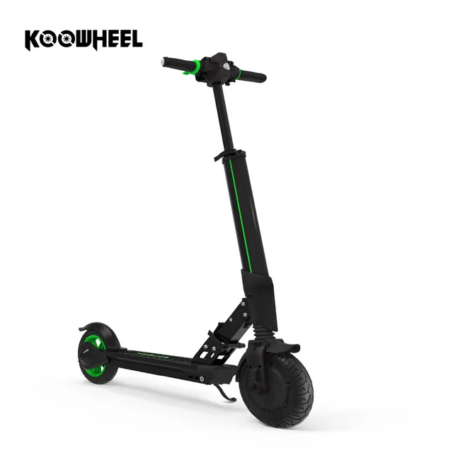 Koowheel электрический самокат 6000mAh складной электронный самокат 2 колеса Электрический скейтборд Patinete Electrico Adulto - Цвет: E1-6.0AH-GREEN