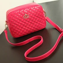 Casual women single shoulder bag diamond lattice PU leather flap