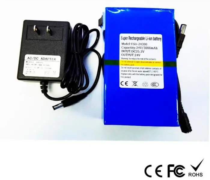 Литий ионная аккумуляторная батарея 3ah 24v для оптовой продажи|battery pack|battery