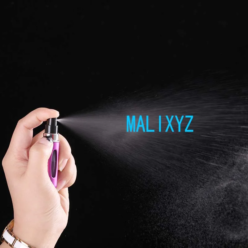 MALIXYZ 5 мл многоразовый мини флакон-спрей для духов Алюминиевый распылитель портативный дорожный косметический контейнер флакон для духов