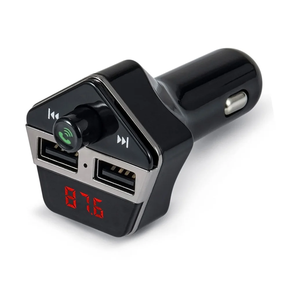 Car Charger MP3 Player Bluetooth FM Transmitter Wireless HandsFree Call