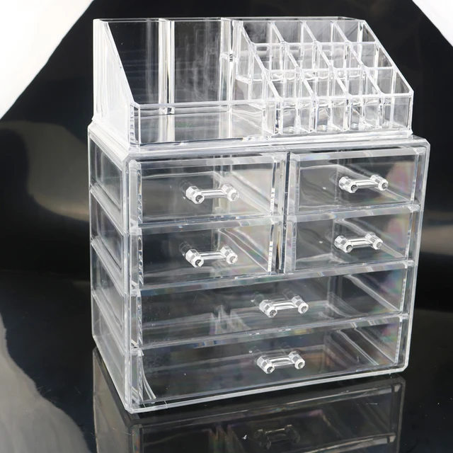 clear organizing bins drawers