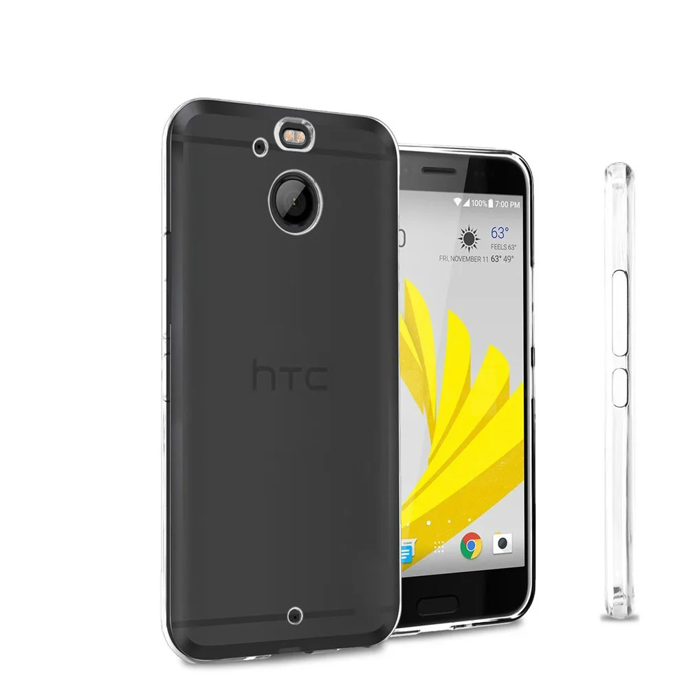 

For HTC 10 evo [Anti Scratch] Ultra Slim Thin Transparent TPU Rubber Soft Skin Silicone Protective phone Case cover