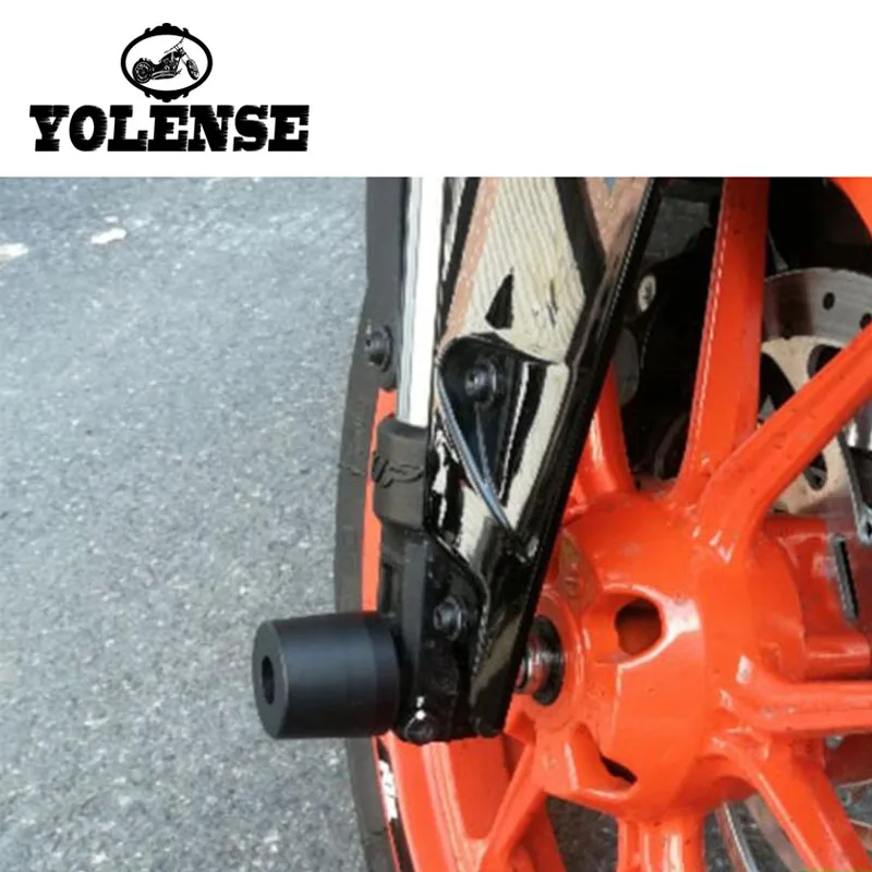 

For KTM DUKE390 DUKE250 DUKE 390 250 2017 2018 Motorcycle Accessories Front Axle Fork Crash Frame Sliders Wheel Protector