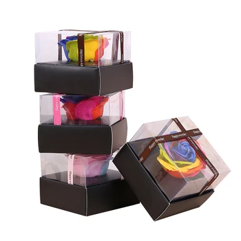 

Simulation Rose Soap Flower With Ribbon Wedding Souvenir Valentines Day Gift Birthday Beautiful Gift For Mother