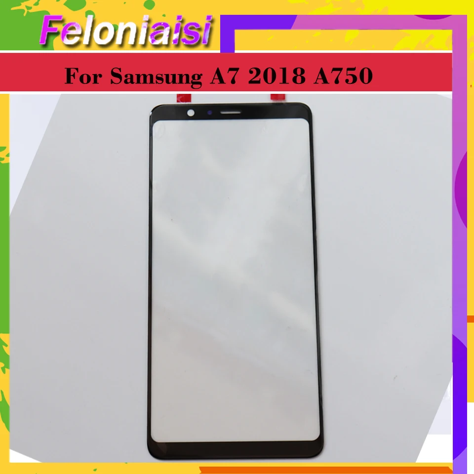 

10pcs/lot Touch screen For Samsung Galaxy A7 2018 A750 A750F SM-A750F Touch Screen Front Glass Panel Outer Glass Lens