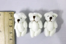 3 cm mini brinquedos de pelúcia urso encantos decoração presente de casamento presente de brinquedos para crianças