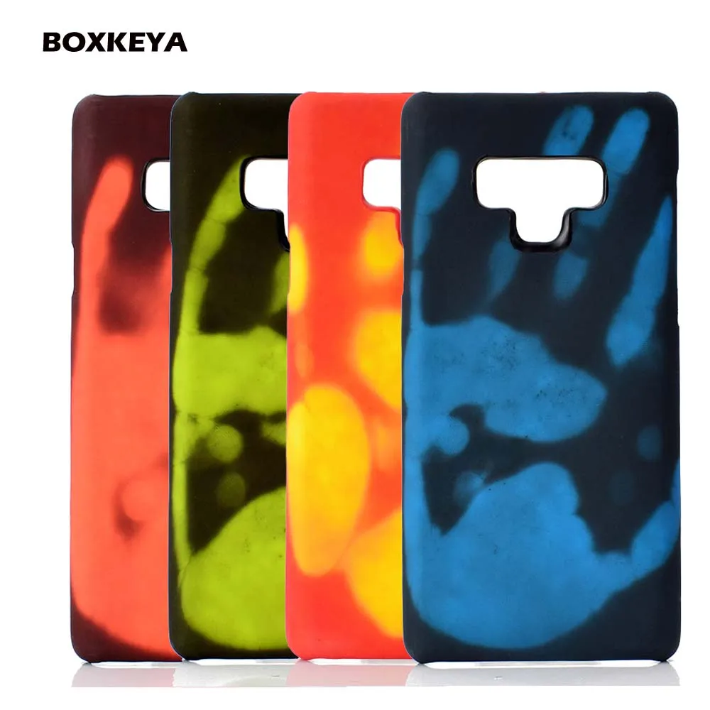 

Thermal Sensor Cases For Samsung Note 10 Pro 9 8 S7 S8 S9 S10 Plus E A6 A8 A9 A7 2018 M30 A70 A50 Hot Discoloration Case