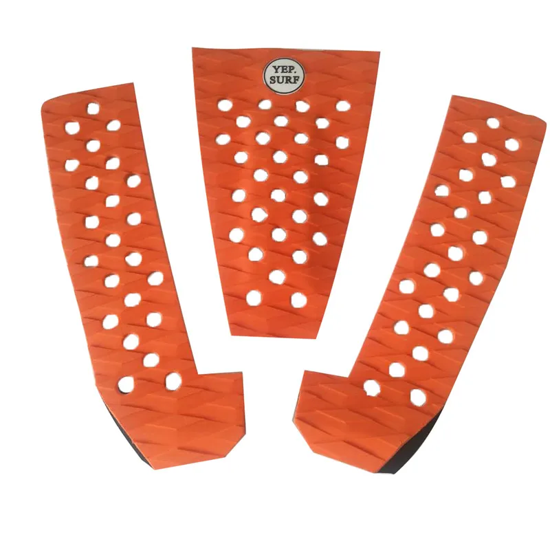 

orange 3M Glue Deck Pad New Design Surfboard Tail Pads Surf Traction Pad EVA Grip Pad in Surfing presale