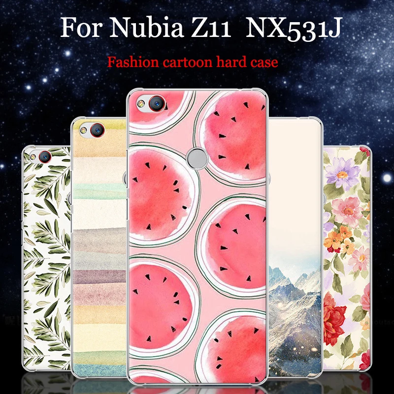 Чехол для Nubia Z11 NX531J милый мультяшный жесткий чехол Purecolor накладка s Z 11|Бамперы| |