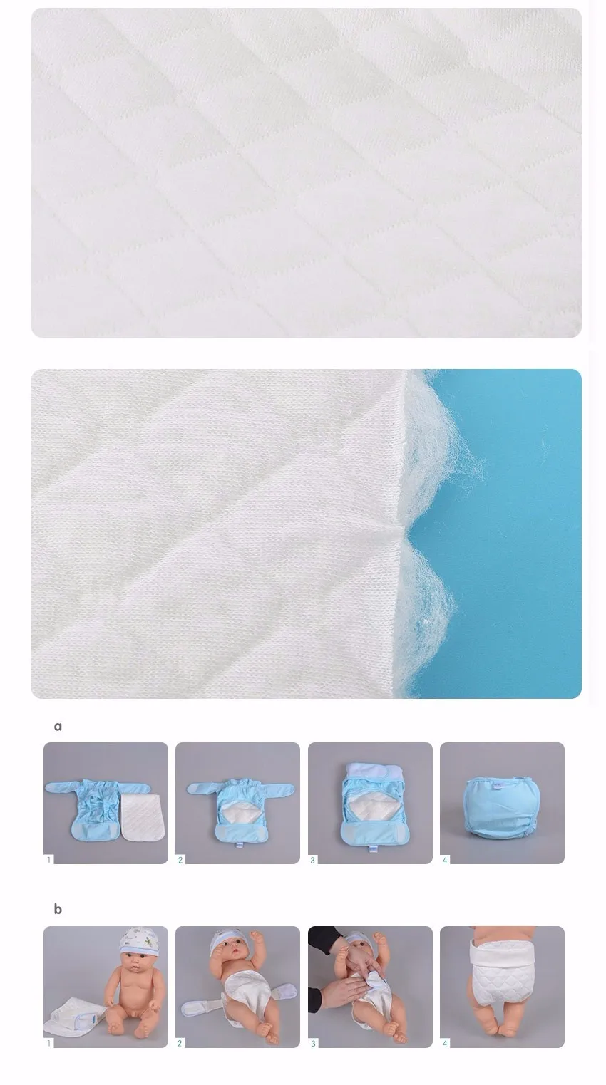 Многоразовые моющиеся Подставки ускорители вкладыши для реального карман ткань пеленки подгузник крышка Обёрточная бумага вставка из