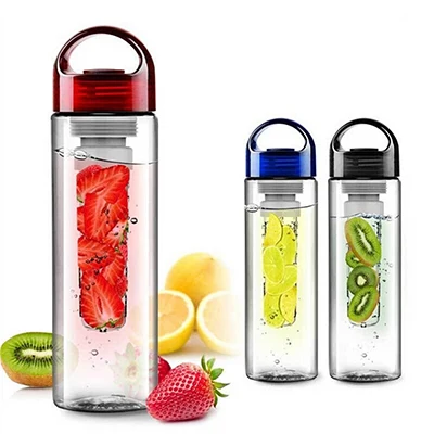 

700ml Fruit Juice Cup Infuser My Sport Drinking Detox Water Bottles Flip Lid TRITAN BPA Free Health Lemon Bicycle Bottle 3Colors