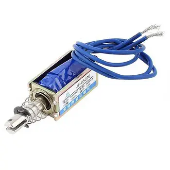 

DC24V 300mA 10mm 1.5Kg 3.3LB Tubular Electric Solenoid Electromagnet JF-0530B