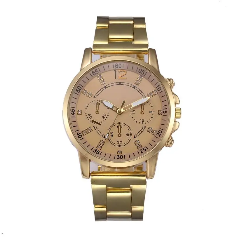 Мужские и женские часы люксовый Топ бренд розовое золото из нержавеющей стали спортивные часы Reloj модные наручные часы 18Jul19 - Color: A