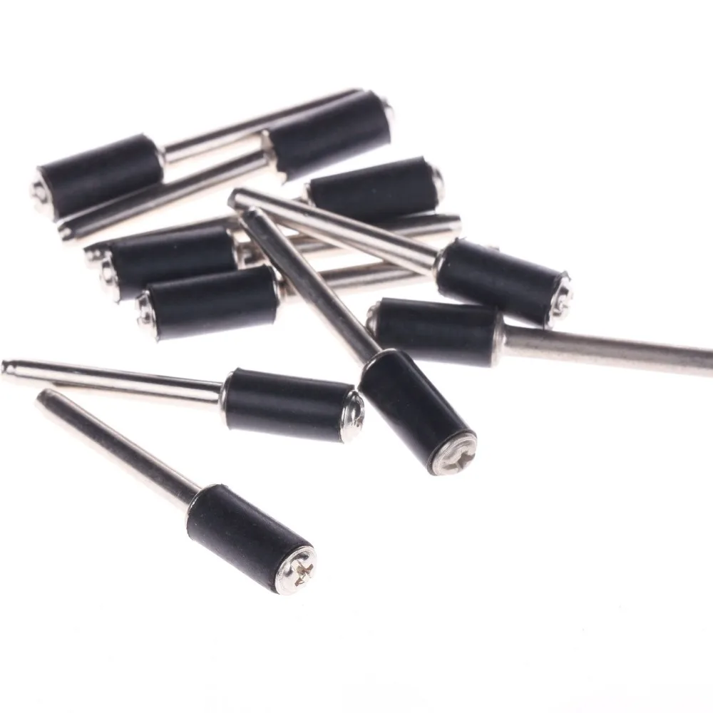 

ZFE 1/4"X1/4" Drum Rubber Mandrels 3mm Shank for Sanding Sander Fit Dremel Rotary---Selected Sets
