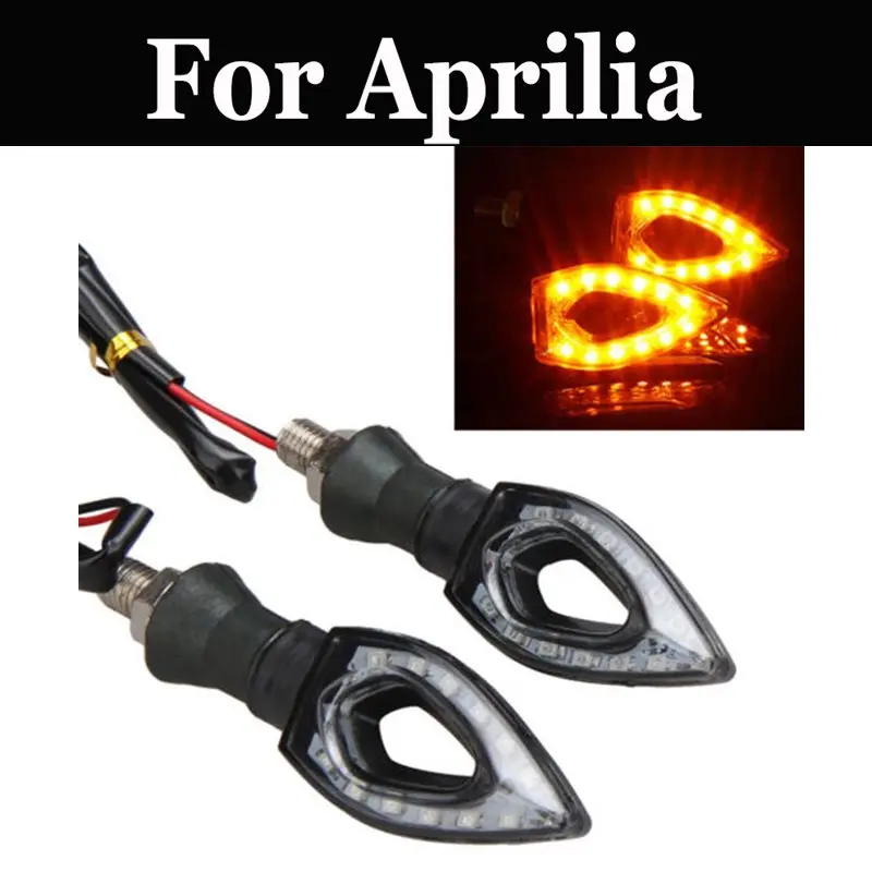

2pcs 12v Turn Signal Motorcycle Turn Signals Light Tail Lights Indicators For Aprilia Rs 4 125 50 125r Rsv4 1000 Stx Sx 125