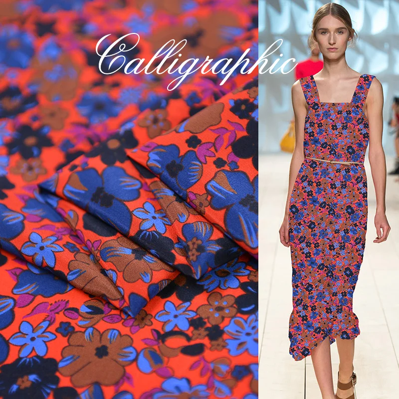 

140cm silk crepe de chine fabric premium temperament cheongsam shirt dress silk chinese fabrics wholesale silk cloth
